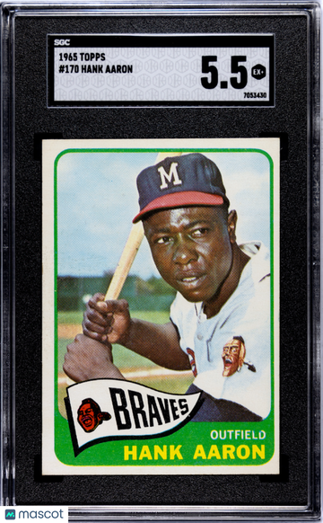 1965 Topps Hank Aaron #170 SGC 5.5