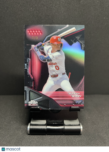 2026 CHROME BLACK MASYN WINN TRUE RED REFRACTOR /5