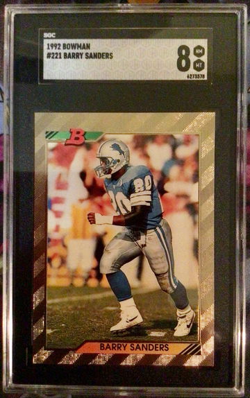 1992 Bowman Gold Foil #221 Barry Sanders
