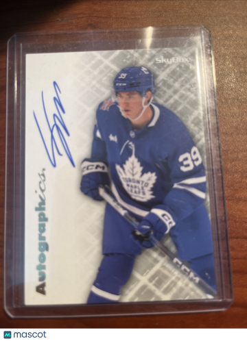 2023-24 Skybox E-X 2000 - Autographics Rookies Fraser Minten #AG-FM [None] Rookie