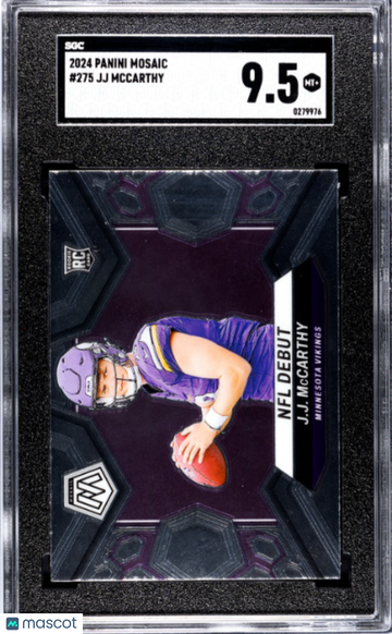 2024 Panini Mosaic Jj Mccarthy #275 SGC 9.5