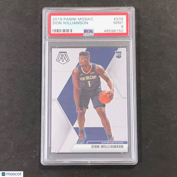 2019 Panini Mosaic Zion Williamson #209 PSA 9