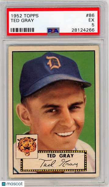 1952 Topps Ted Gray #86 PSA 5