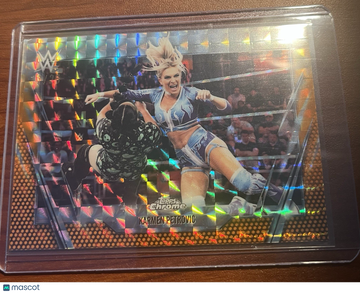 2026 Topps Chrome WWE Karmen Petrovic #54 Orange Geometric Parallel/Variety Topps