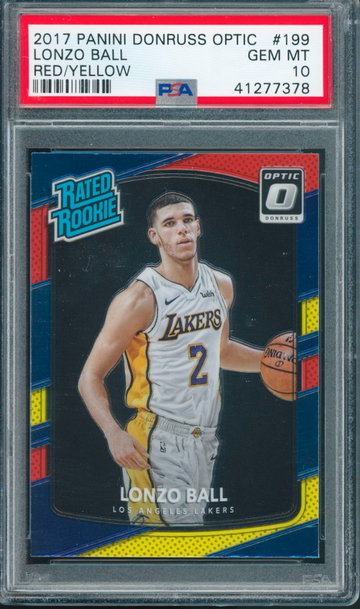 Lonzo Ball - 2017 Optic Red/Yello