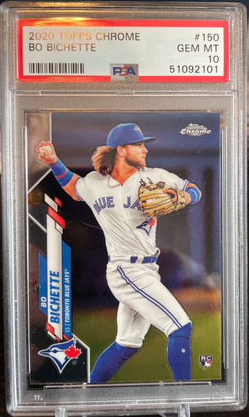 Bo Bichette 2020 Topps Chrome Rookie #150 PSA 10