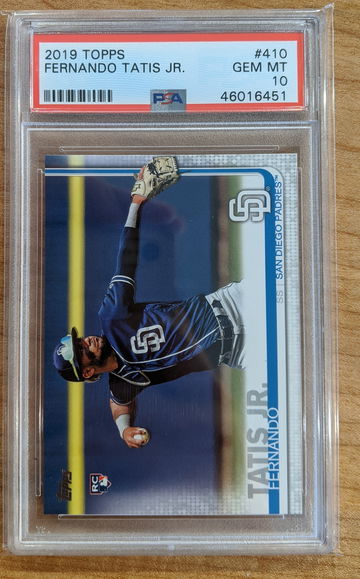 2019 Topps Series 2 Fernando Tatis Jr. 410 PSA 10