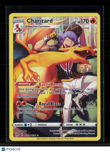 2022 Lost Origin Charizard Holo Rare CHR #TG03/TG30