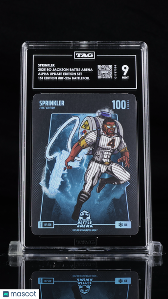 2025 Bo Jackson Battle Arena Sprinkler #BF-226 Battlefoil Ice TAG 9