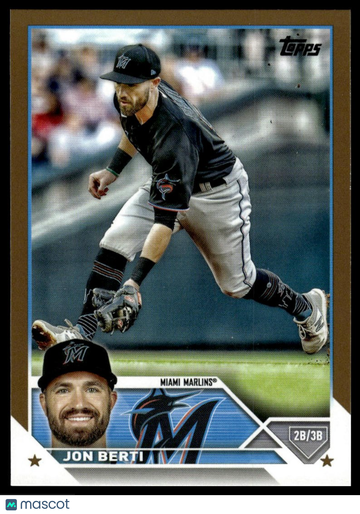 2023 Topps Jon Berti #72 Gold SN