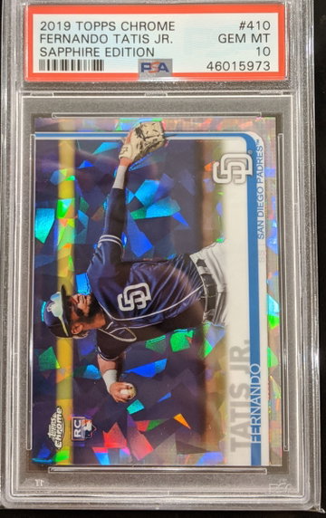 2018 Bowman Sapphire Fernando Tatis Jr. PSA 10 GEM MINT