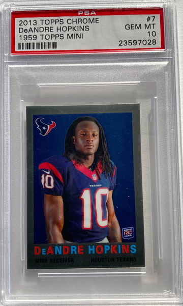2013 Topps Chrome ROOKIE DeAndre  Hopkins RC Rookie #7 1959 Topps Mini