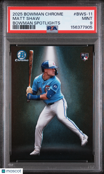 2025 Bowman Chrome Bowman Spotlights Matt Shaw PSA 9