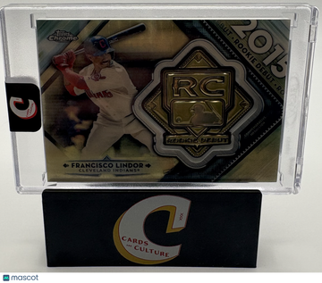 2018 Topps Chrome Rookie Debut Medallion Francisco Lindor #RDM-FL /1 Medallion