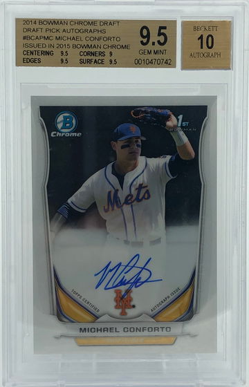 2014 Michael Conforto Bowman Chrome