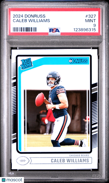 2024 Panini Donruss Caleb Williams #327 Rookie PSA 9