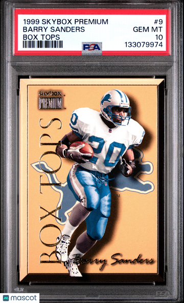 1999 Skybox Premium Box Tops Barry Sanders PSA 10