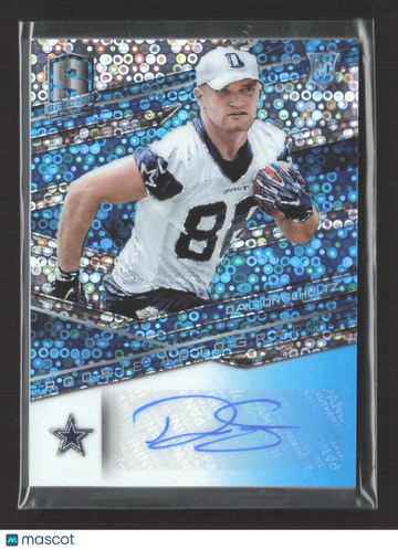 2018 Panini Spectra Prizm Dalton Schultz #197 Neon Blue /149 RC
