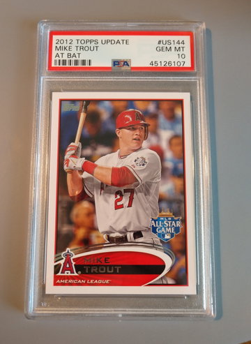 2012 Topps Update Mike Trout PSA 10 #US144