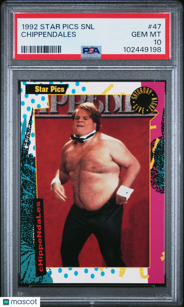 1992 Star Pics Saturday Night Live Chippendales ROOKIE #47 PSA 10