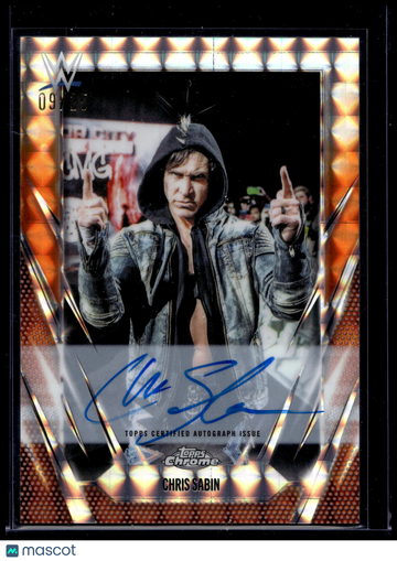 2026 Topps Chrome WWE Chris Sabin #BCA-CHS Orange Refractor /28