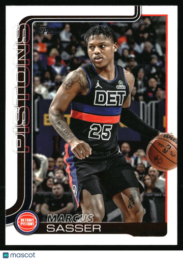 2025-26 Topps Marcus Sasser #46 Detroit Pistons