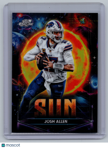 2025 Topps Chrome Cosmic Sun Josh Allen #PPSU-JA
