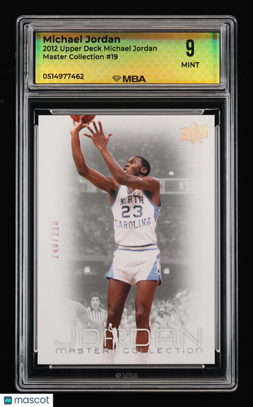 2012 Upper Deck Michael Jordan Master Collection Michael Jordan #19 MBA 9