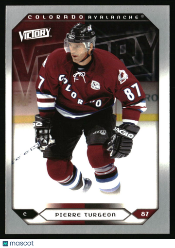 2005-06 Upper Deck Pierre Turgeon #212 2005-06 Upper Deck Victory Update Colorado Avalanche