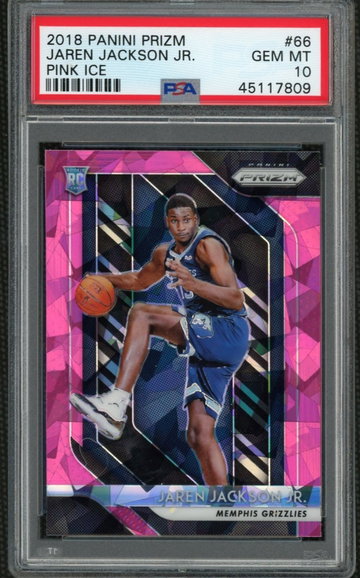 Jaren Jackson Jr 2018 Pink Ice PSA 10