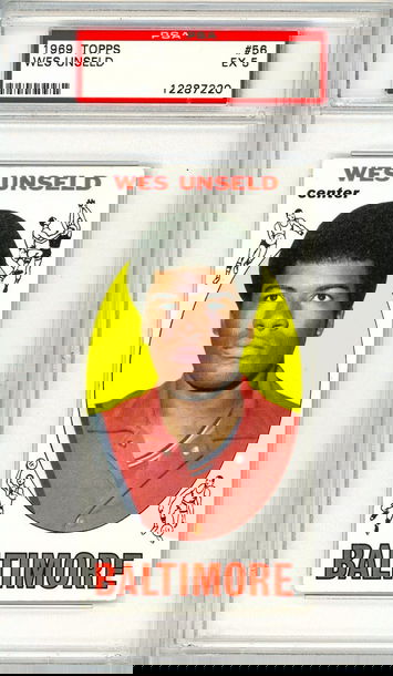 1969 Topps Wes Unseld Rookie #56 PSA 5 P1351