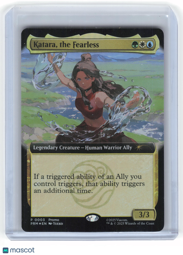 SDCC 2025 Convention Promo Katara, the Fearless Foil Promo Extended Art #0003