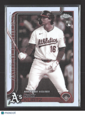 2025 Topps Chrome Nick Kurtz #USC180 RC