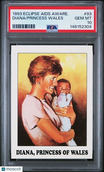 1993 Eclipse Aids Awareness PRINCESS DIANA #93 PSA 10