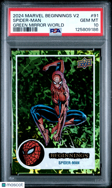 2024 Upper Deck Marvel Beginnings Vol.2 Series 2 Spider-Man #91 PSA 10