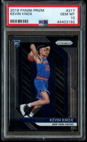 2018 Panini Prizm Kevin Knox PSA 10 Gem Mint Rookie #217