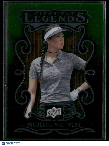 2026 Upper Deck Golf Clear Cut Legends Michelle Wie West #CCL-4 SSP