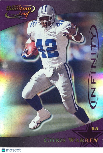 2000 Quantum Leaf Chris Warren #74 Purple