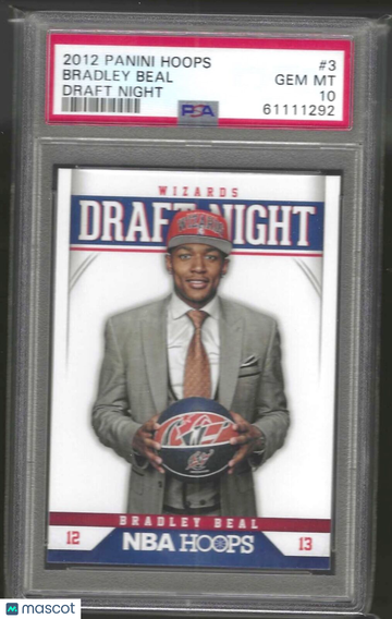 2012 Panini Hoops Draft Night Bradley Beal #3 PSA 10