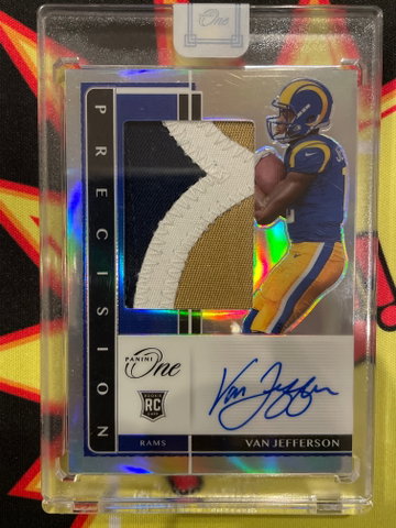 2020 Van Jefferson Panini One Precision Auto /49