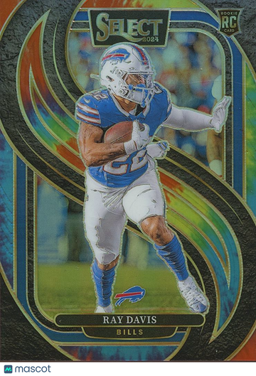 2024 Ray Davis Tie-Dye Prizm Rookie Panini Authentic