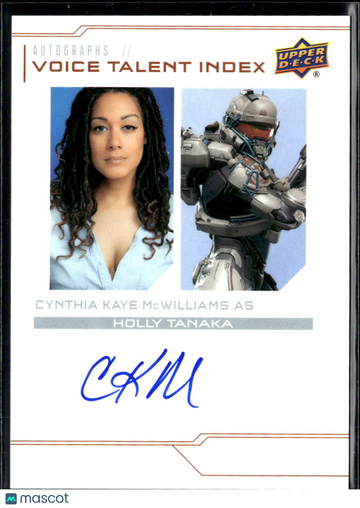 2024 Upper Deck Halo Legacy Collection Voice Talent Index Cynthia Kaye McWilliams Autograph #VT-CM