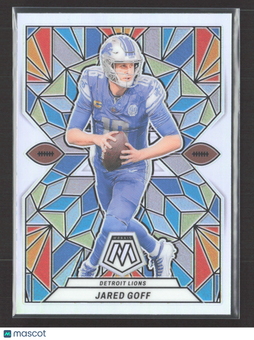 2024 Panini Mosaic Prizm Stained Glass Jared Goff #SG-6