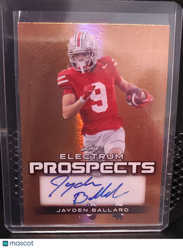 2024 Leaf Electrum Jayden Ballard #PA-JB3 /59 ,SN
