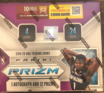 2019-20 Prizm Retail Box