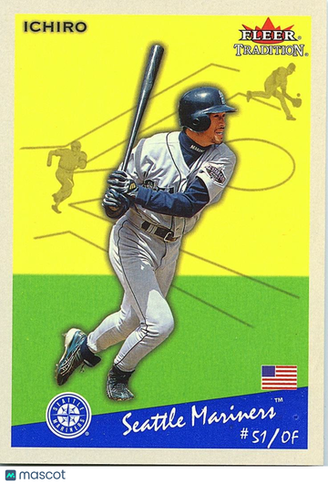 2002 Fleer Tradition Ichiro Suzuki #88 Glossy