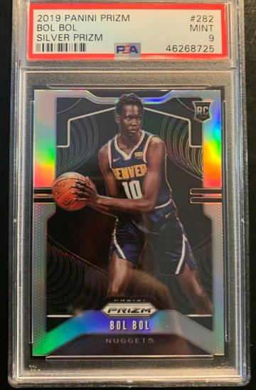 2019 Prizm Silver Bol Bol PSA 9 