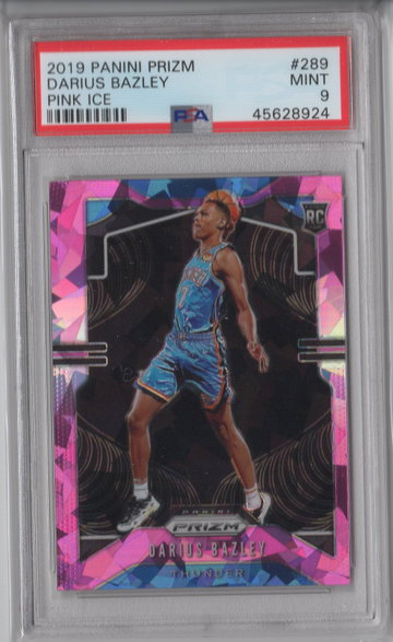 2019 Prizm Darius Bazley Pink Ice PSA 9