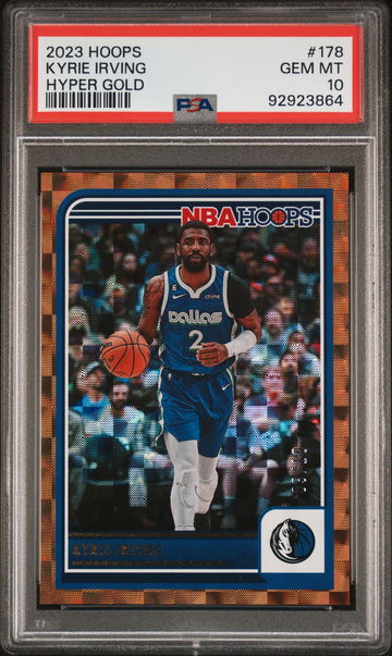 2023 Hoops Hyper Gold Kyrie Irving #178 /10 PSA 10