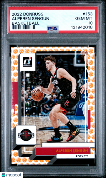 2022 Panini Donruss Alperen Sengun #153 Basketball PSA 10